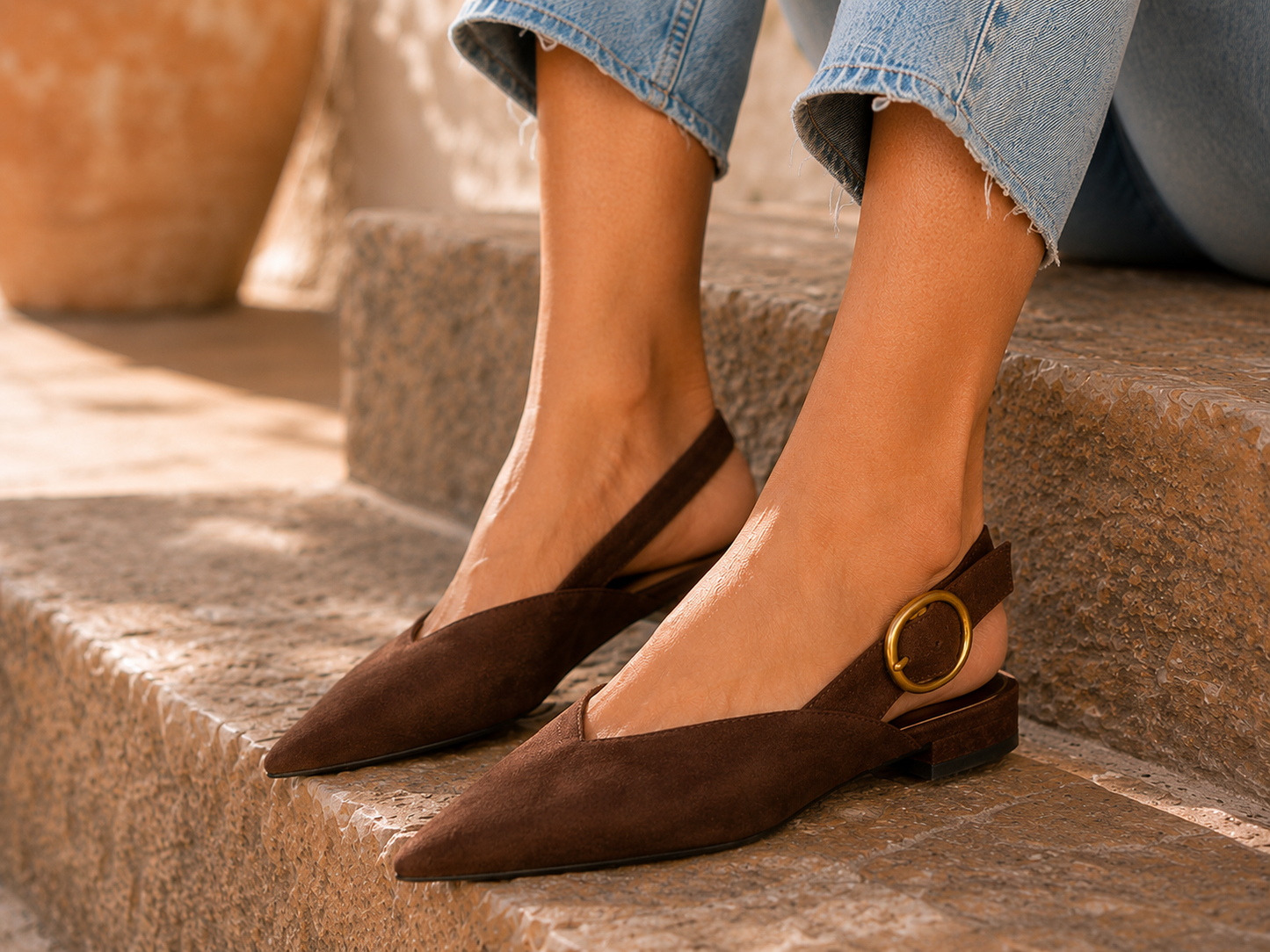 Demi Suede Mule