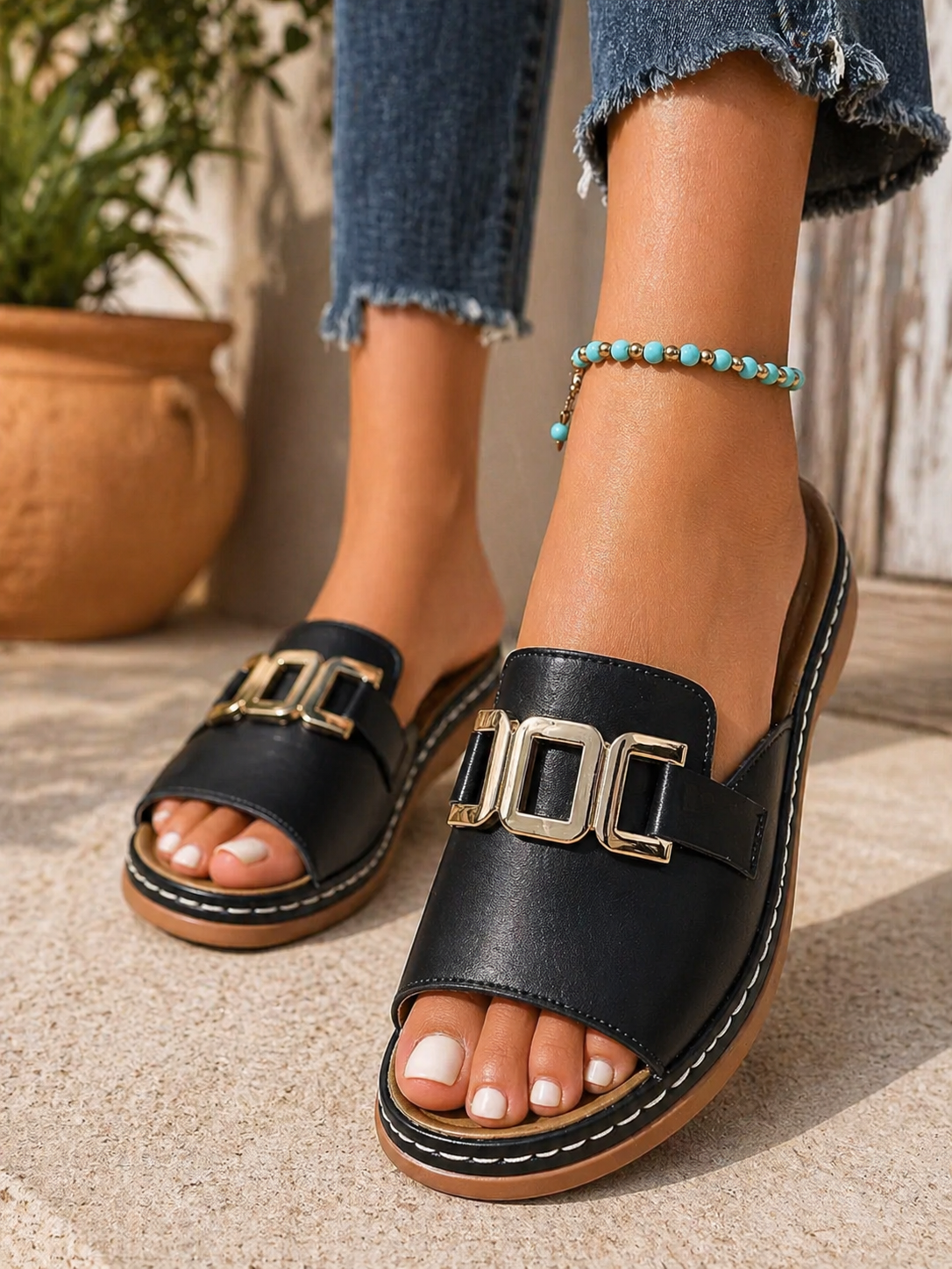 Sandalia Verona Buckle